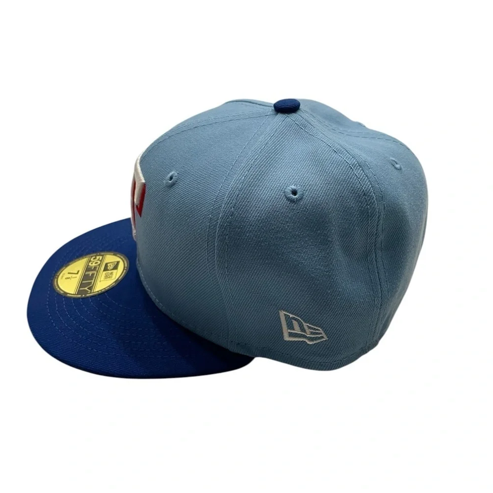 Blue and Red Baseball Cap